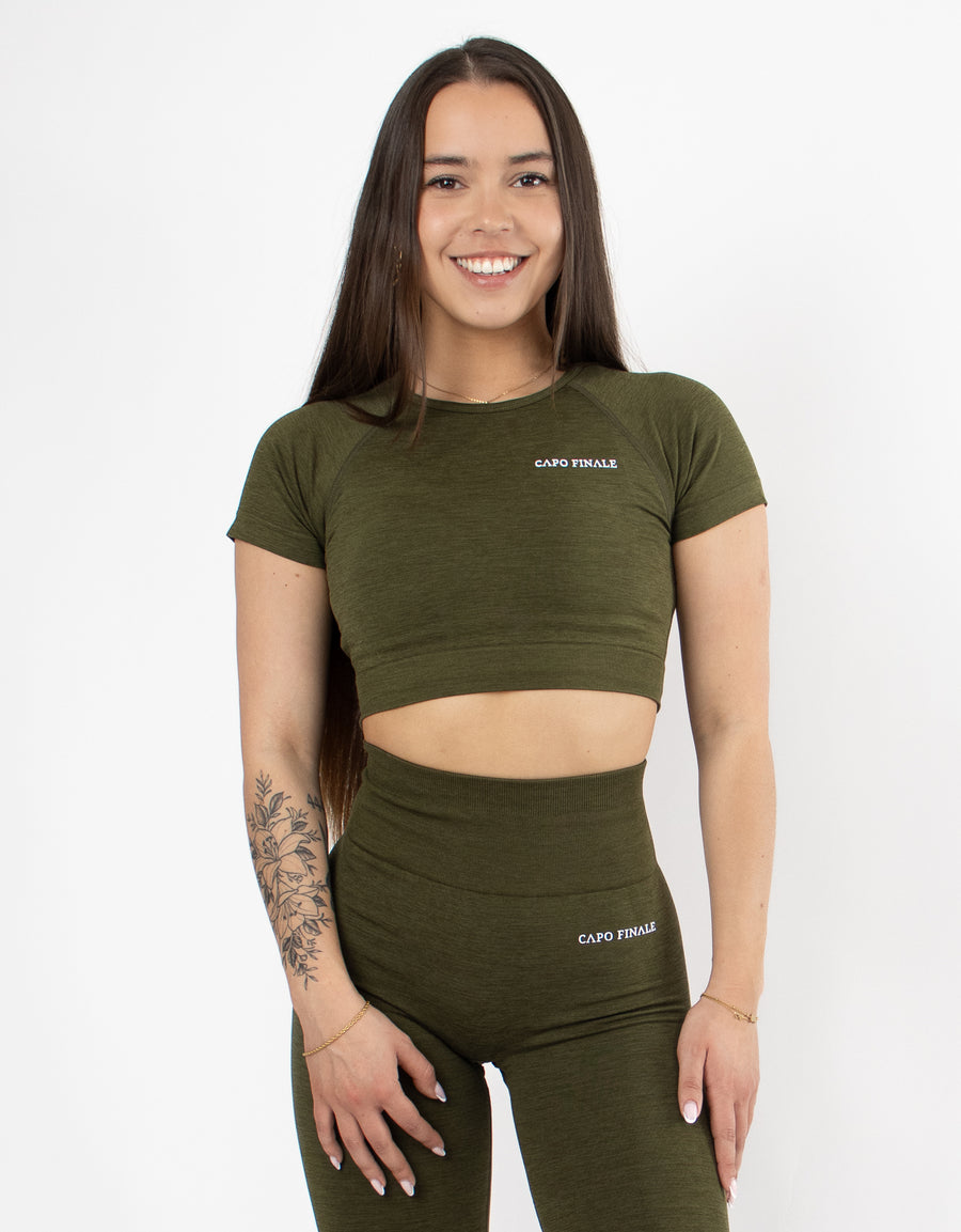 Eternity Short Sleeve Crop Top