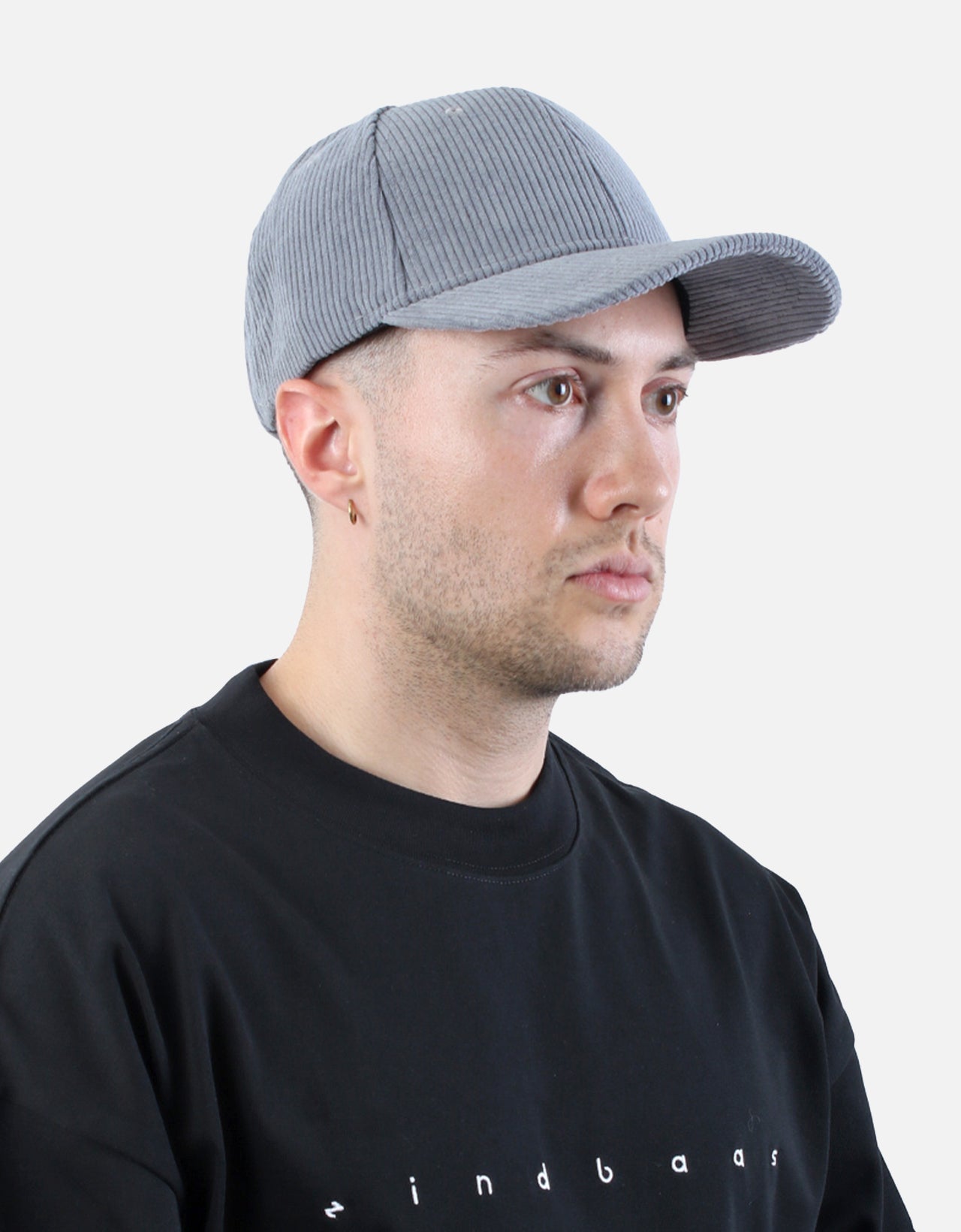 Legend Cap Basic - eindbaas - Corduroy - Grey