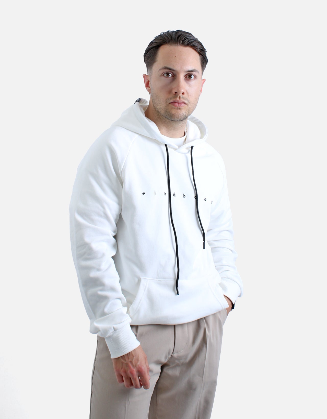 Legend Hoodie - Slim fit - eindbaas - White/Black