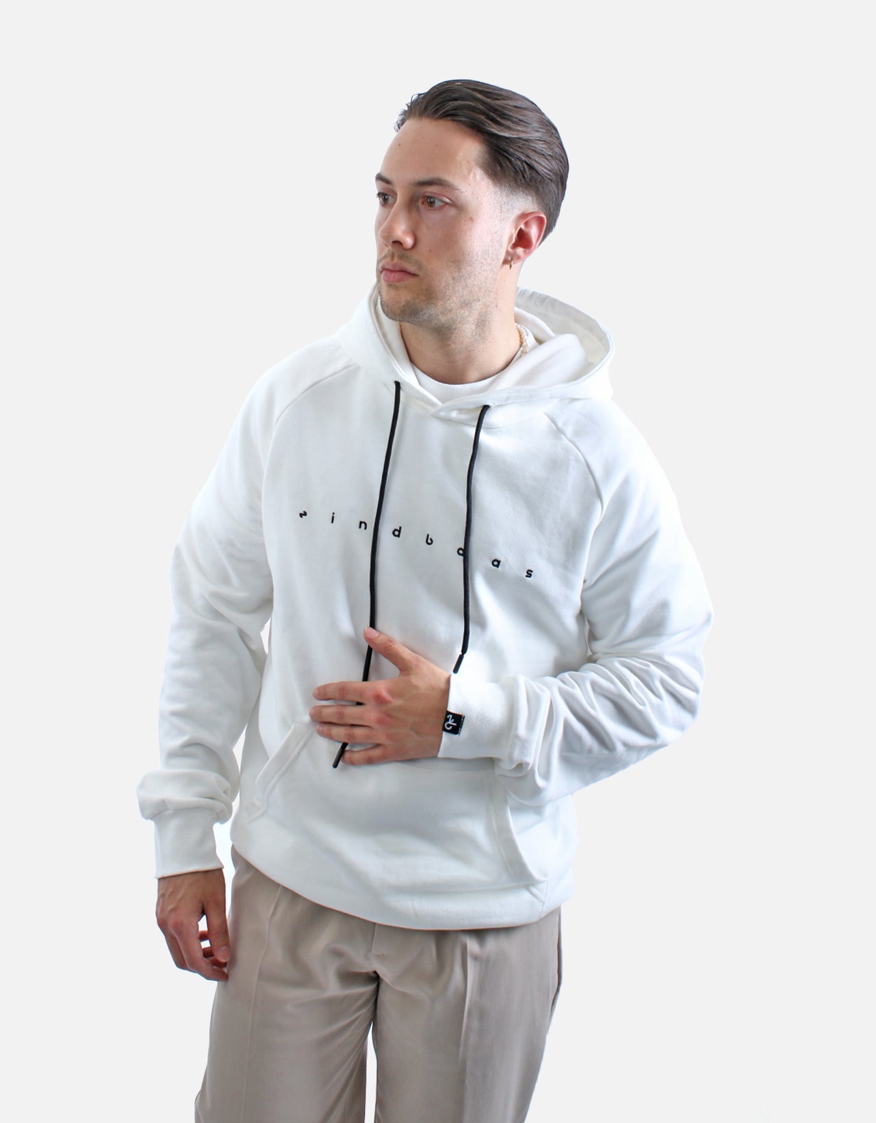 Legend Hoodie - Slim fit - eindbaas - White/Black