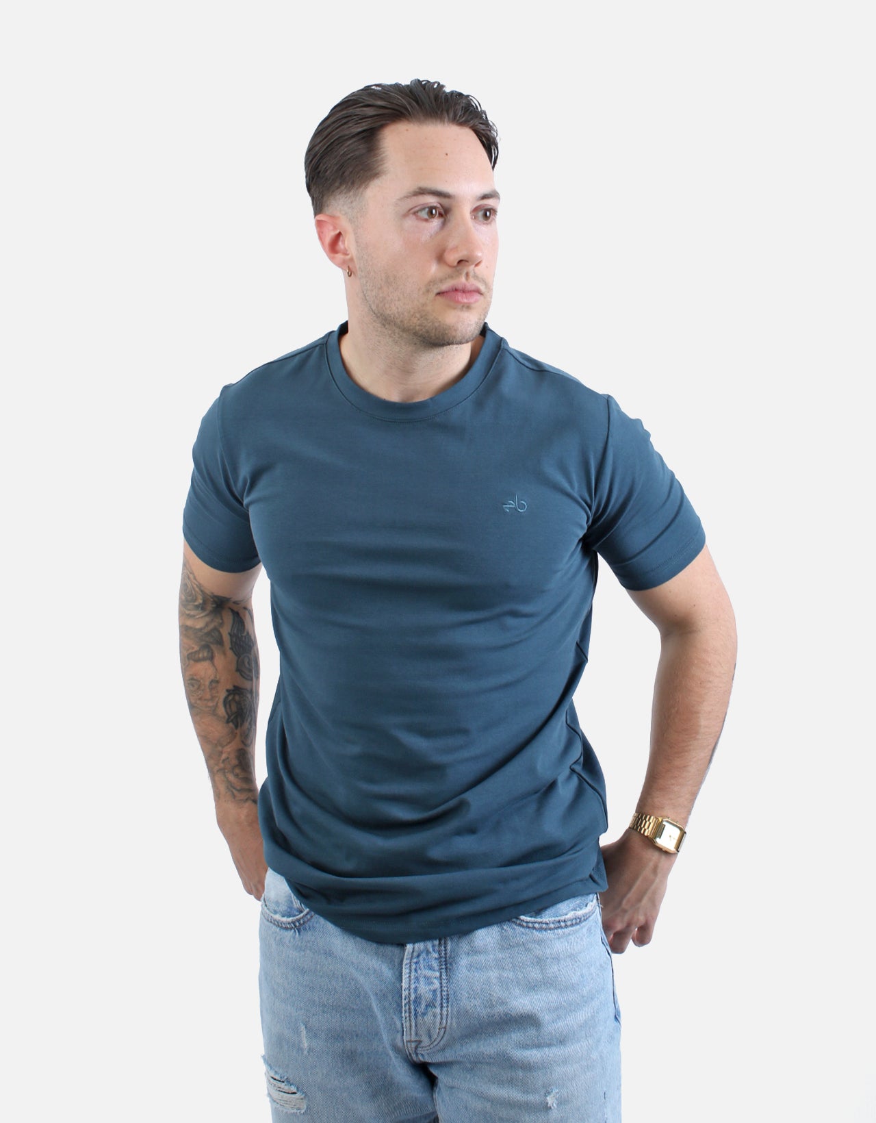 Legend T-Shirt - Slim fit - eindbaas - Navy