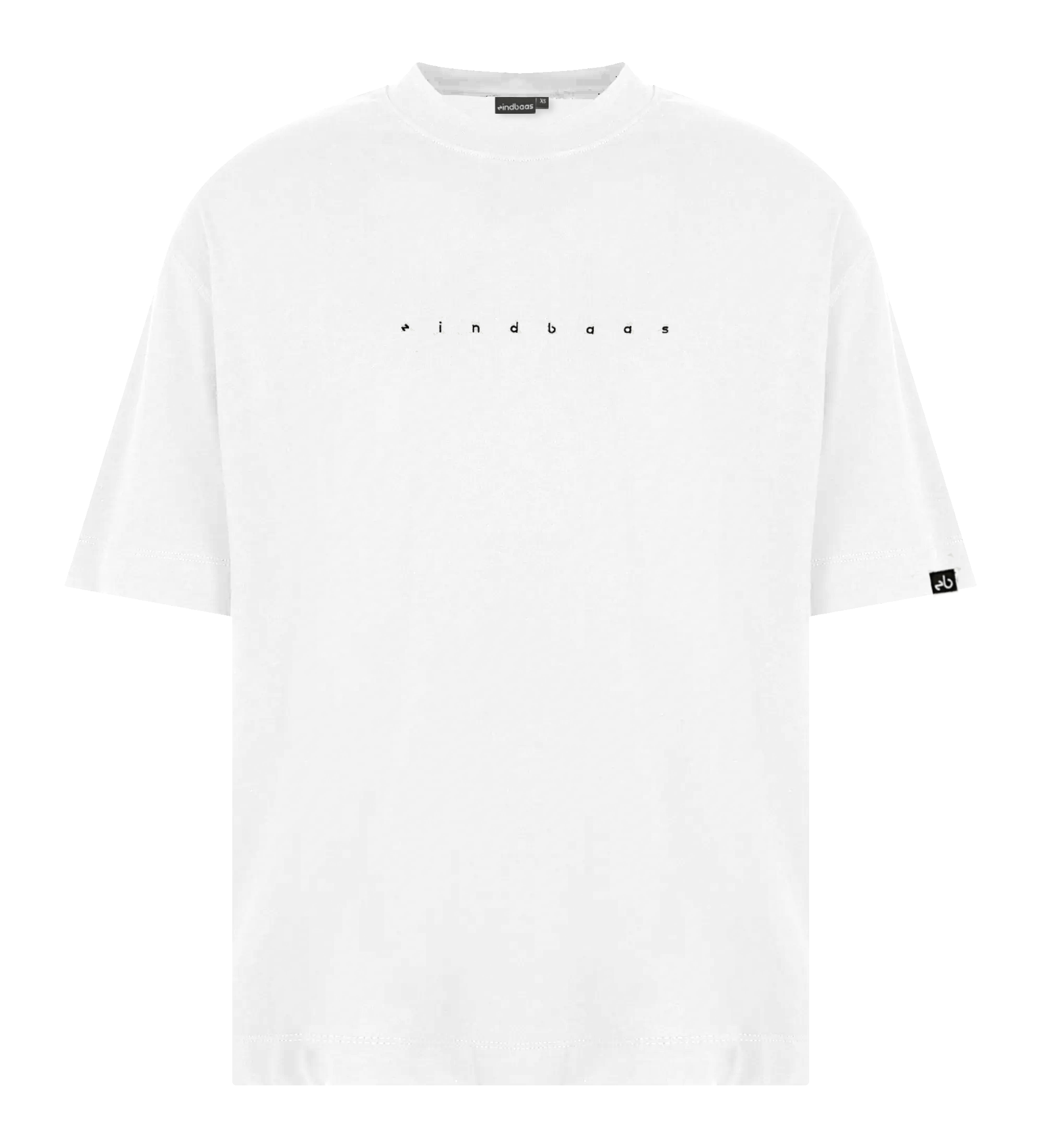 Oversized T-Shirt - eindbaas - White/Black - Heavyweight